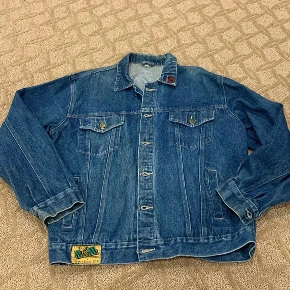 Vtg 80’s  F14 Denim Jean Jacket - Picture 7 of 11